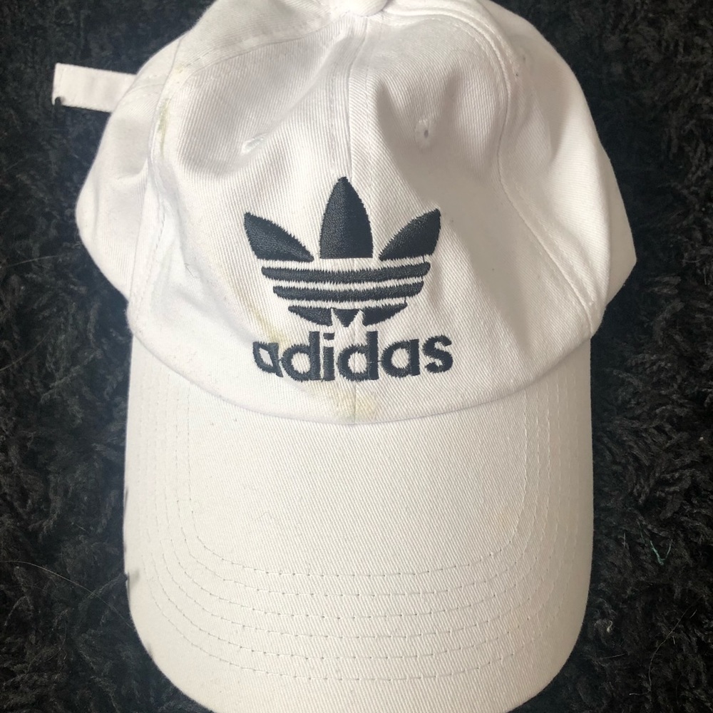 White adidas hat